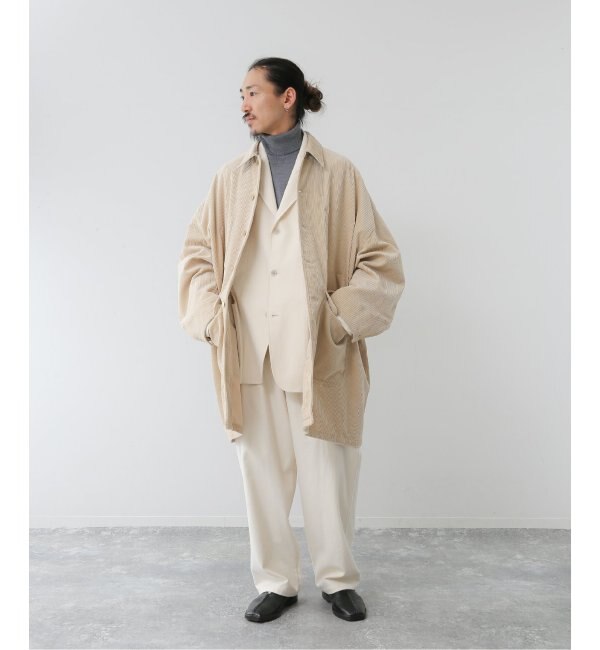 FOLL / フォル】wardrobe cocoon corduroy half coat|JOURNAL STANDARD