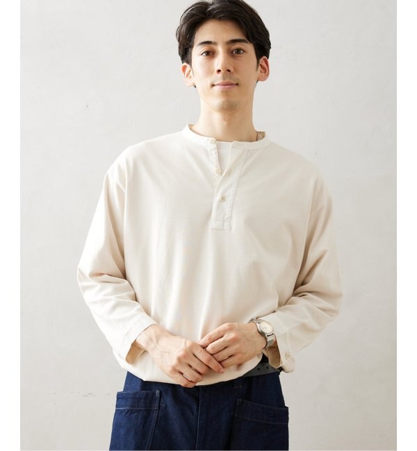 【ARMY TWILL / アーミーツイル】別注 ヘンリーネック ロングスリーブTシャツ