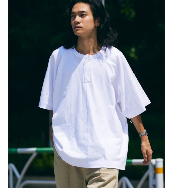 Healthknit×JOURNAL STANDARD】別注 ヘンリーネックTシャツ|JOURNAL