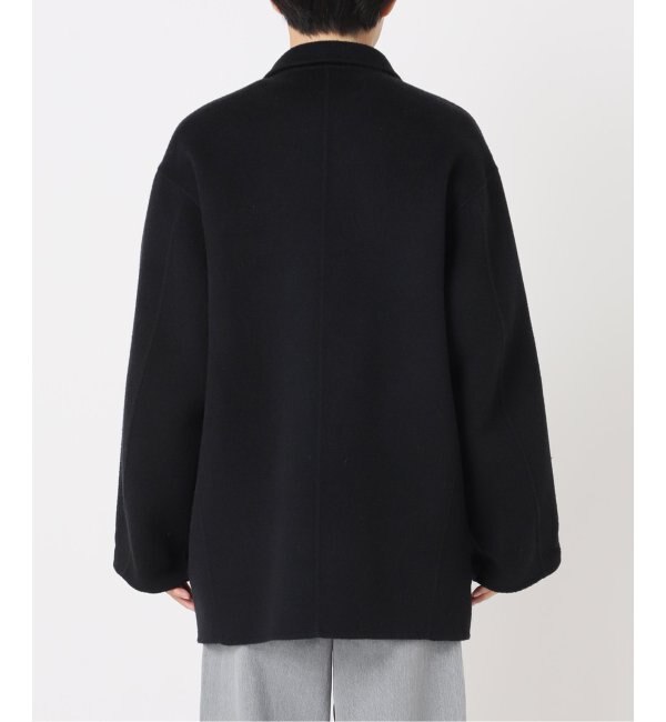 【FOLL / フォル】super130s wool-cashmere rever middle coat