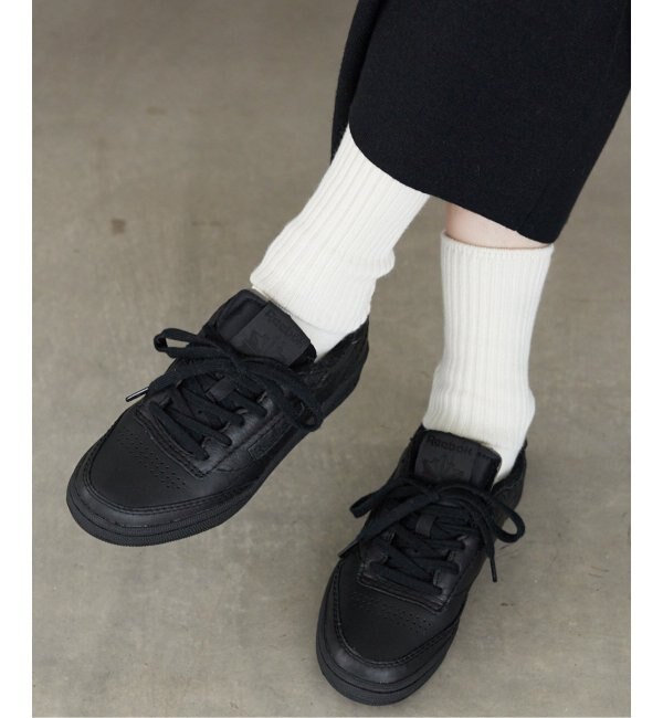 【REEBOK＊JOURNAL STANDARD RELUME 】CLUB C VINTAGE SMU BLACK EDITION