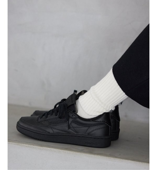 【REEBOK＊JOURNAL STANDARD RELUME 】CLUB C VINTAGE SMU BLACK EDITION