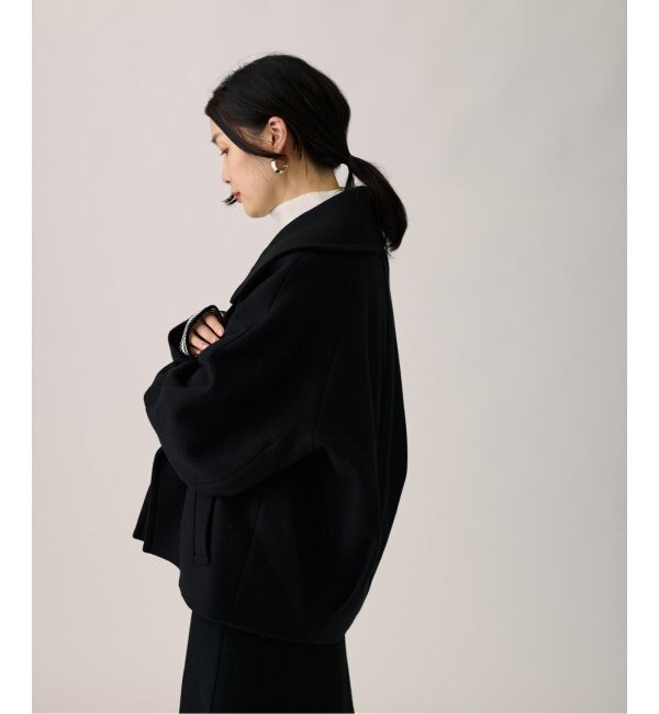 別注》【STUMBLY / スタンブリー】BIG SILHOUETTE PEA JACKET：コート