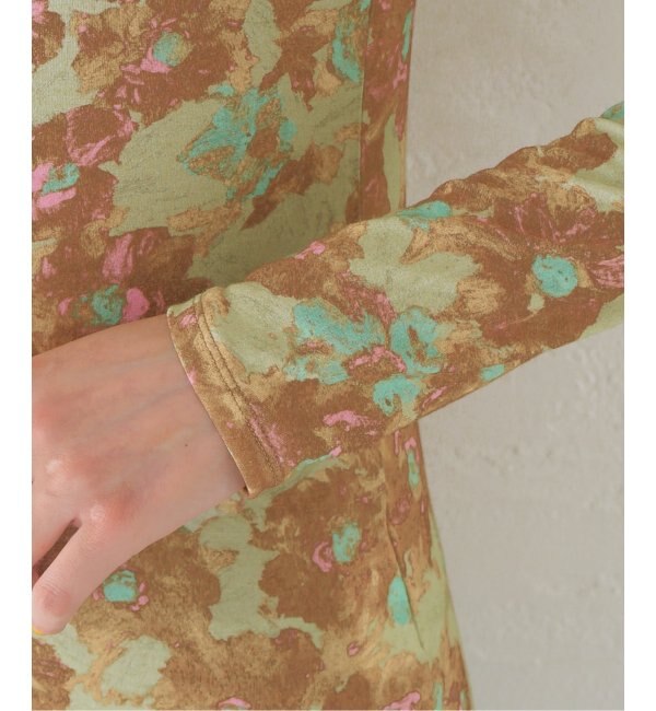 leur logette/ルールロジェット】Fauve flower tops：カットソー