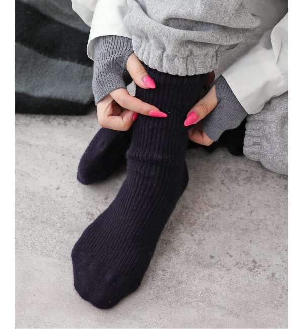 FOLL / フォル】first class cashmere socks / カシミヤソックス