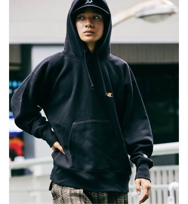 M】champion JOURNAL STANDARD別注 チャンピオン ブロークンネック