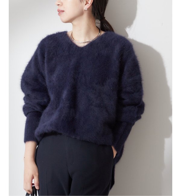 FOX CASHMERE Vネックプルオーバー