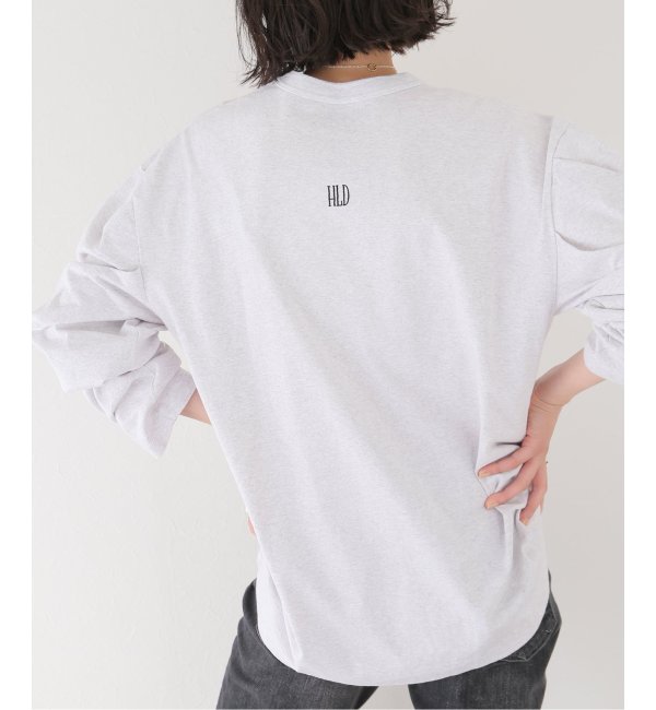 【HOLIDAY/ホリデイ】 SUPER FINE DRY PUFF L/S TOPS(HLD：カットソー