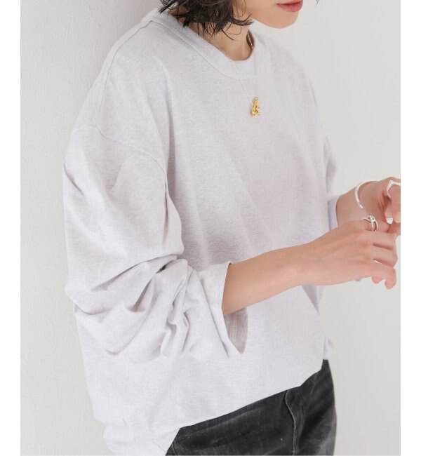 HOLIDAY/ホリデイ】 SUPER FINE DRY PUFF L/S TOPS(HLD：カットソー