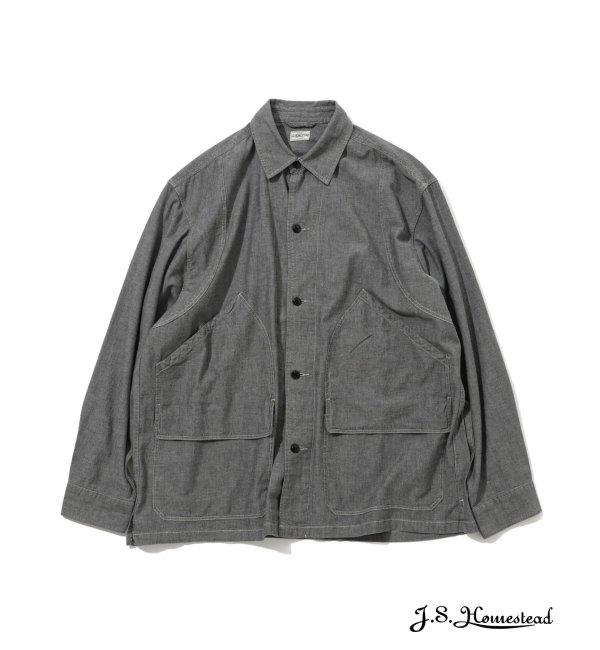 J.S.Homestead】INDIGO CHAMBRAY HUNTING SHIRTS|JOURNAL STANDARD