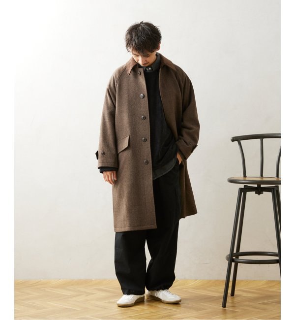 HIGH LAND WOOL オーバーサイズバルマカーンコート|JOURNAL STANDARD