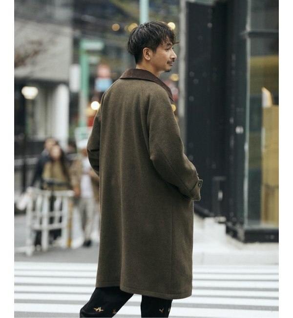 HIGH LAND WOOL オーバーサイズバルマカーンコート|JOURNAL STANDARD