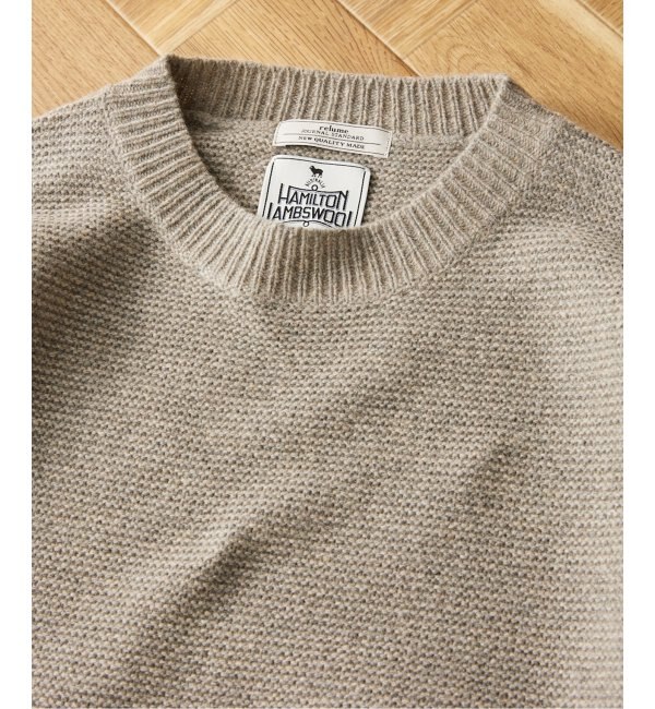 HAMILTON WOOL ガーター クルーネックニット|JOURNAL STANDARD