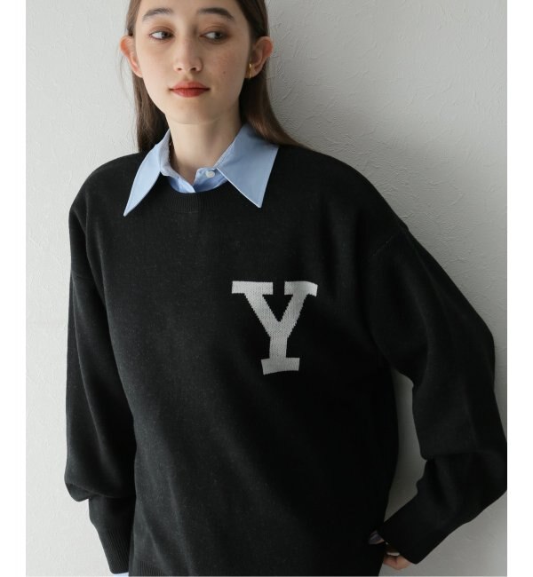 YALE for JOURNAL STANDARD】別注 クルーネックニット-