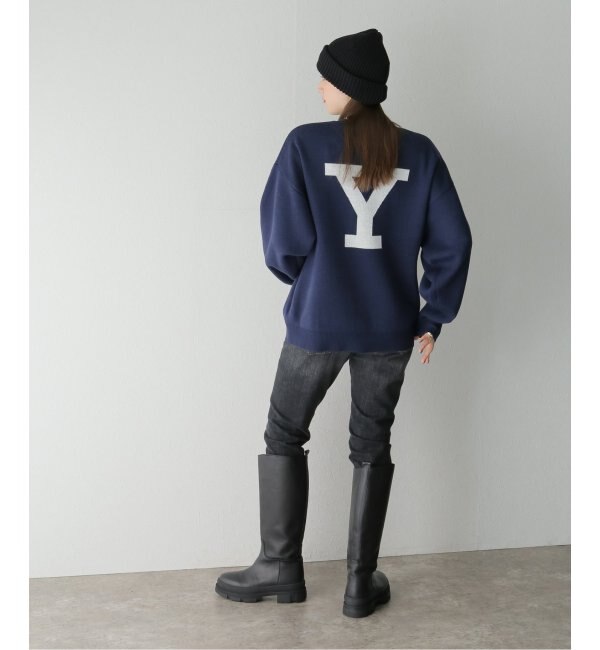 YALE for JOURNAL STANDARD】別注 クルーネックニット-