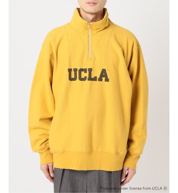 【UCLA for JOURNAL STANDARD】別注 ハーフジップスウェット