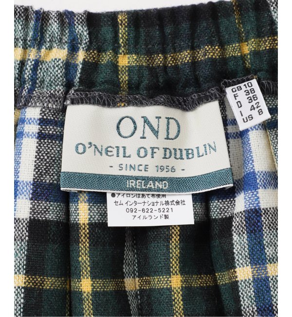O'NEIL OF DUBLIN/オニール・オブ・ダブリン】 チェックスカート