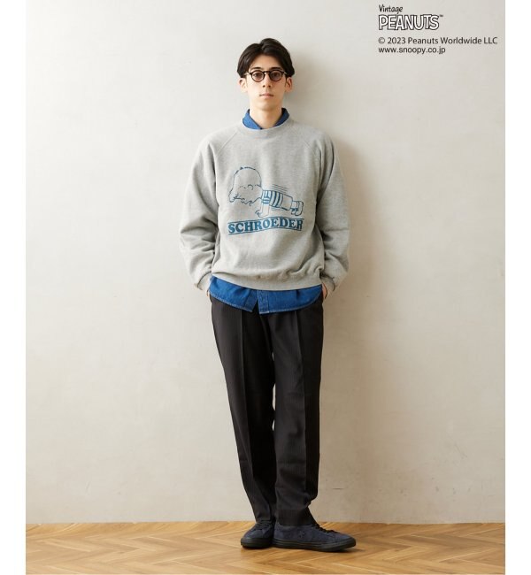 PEANUTS×SPORTS WEAR by relume】別注 クルーネックスウェット|JOURNAL