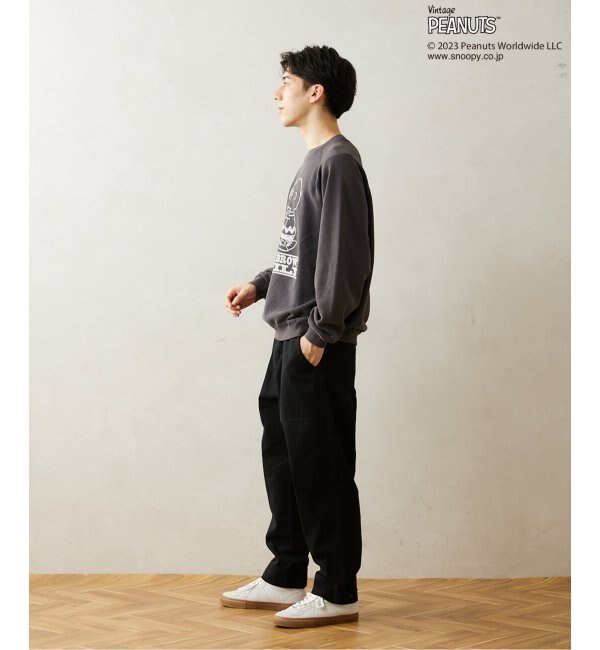 【PEANUTS×SPORTS WEAR by relume】別注 クルーネックスウェット