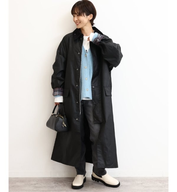 BARBOUR/バブアー】OS WAX BURGHLEY：ブルゾン-