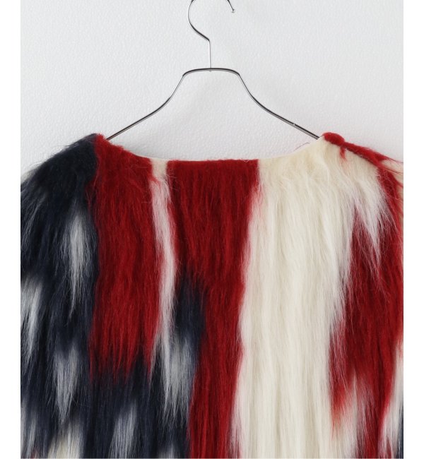 MASU / エムエーエスユー】 MARBLE FLAG FUR VEST|JOURNAL STANDARD