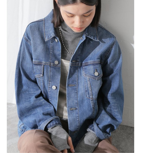 【送料込】juemi♡Trapezium DenimJacketデニムジャケット