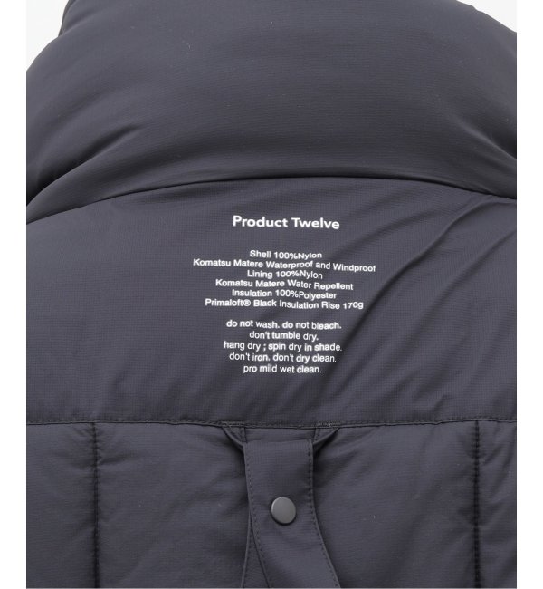 Product Twelve / プロダクト トゥエルブPrimaloft Puffer Jacket