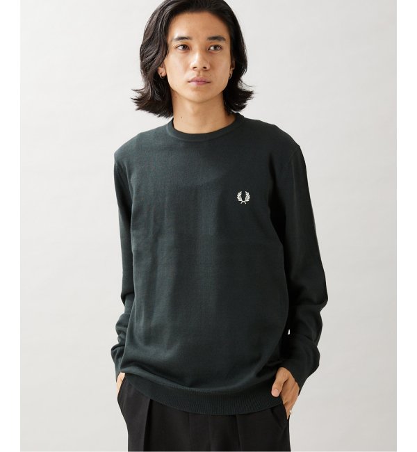 FRED PERRY / フレッドペリー】CLASSIC CREW NECK JUMPER|JOURNAL