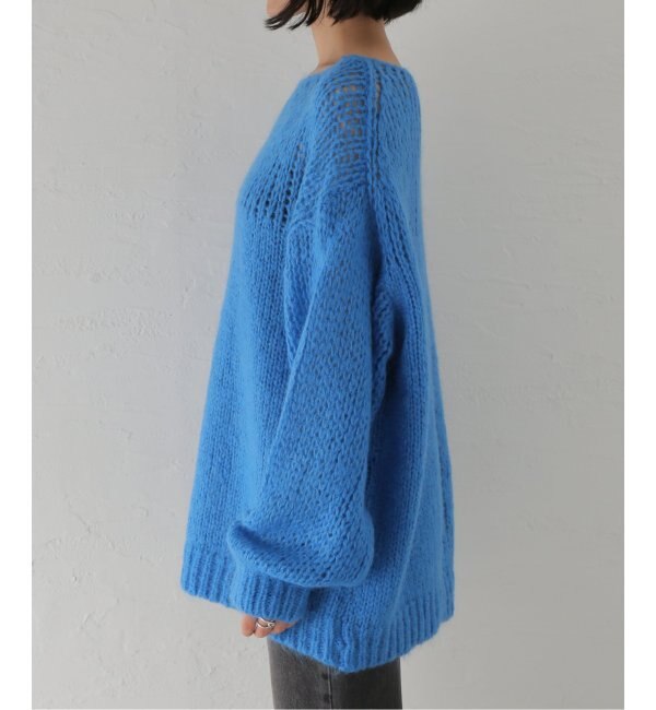 CLANE/クラネ】HALF SHEER LOOSE MOHAIR KNIT TOPS：ニット|JOURNAL