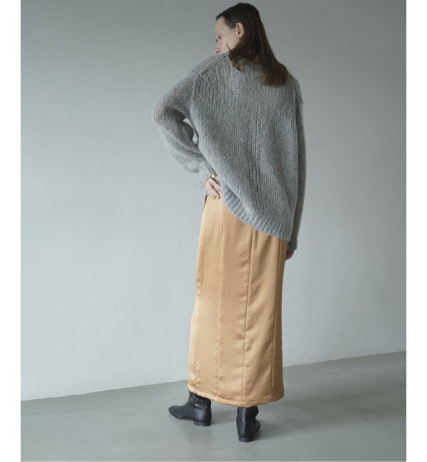 CLANE/クラネ】HALF SHEER LOOSE MOHAIR KNIT TOPS：ニット|JOURNAL