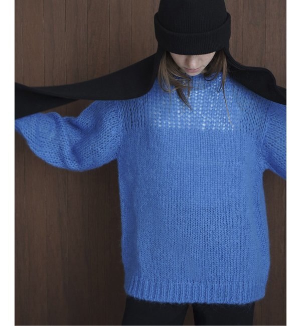 CLANE/クラネ】HALF SHEER LOOSE MOHAIR KNIT TOPS：ニット|JOURNAL