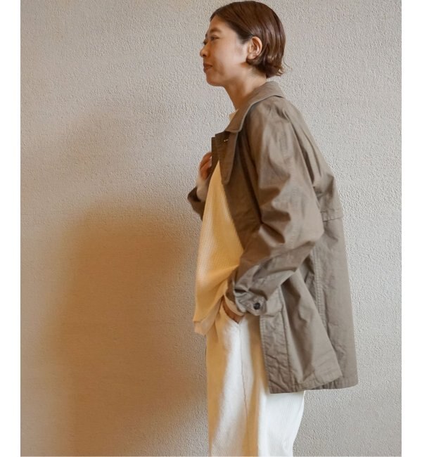 【HTS / エイチティーエス】 HEAVY COTTON BALMACAAN SHORT COAT