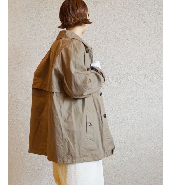 【HTS / エイチティーエス】 HEAVY COTTON BALMACAAN SHORT COAT