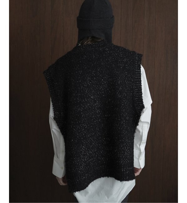 CLANE/クラネ】SIDE ZIP TWEED KNIT VEST：ベスト|JOURNAL STANDARD