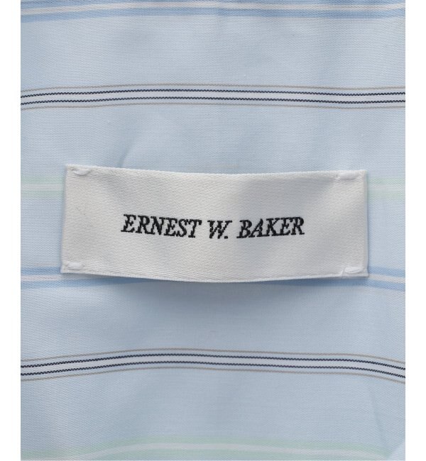 ERNEST W. BAKER / アーネストダブルベイカー】 SLEEVELESS SHIRT