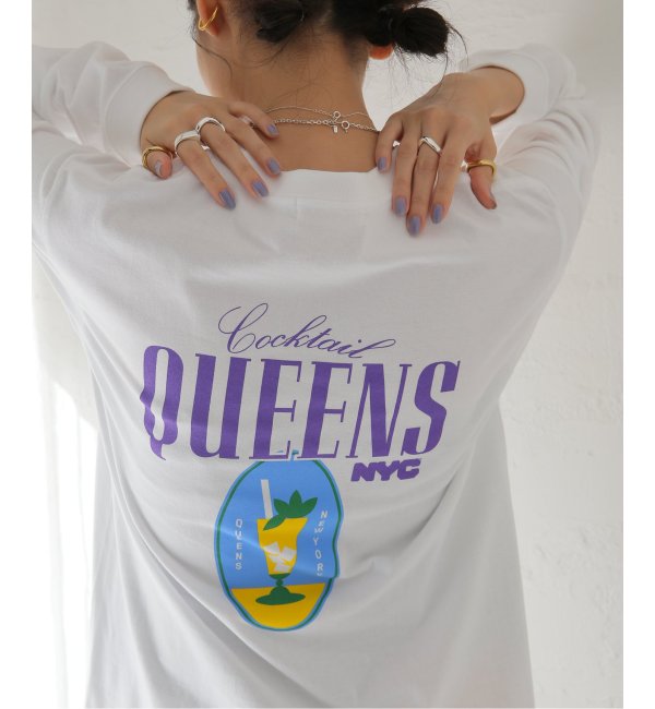 GOOD ROCK SPEED/グッドロックスピード】QUEENS NYC L/S Tee：ロンT