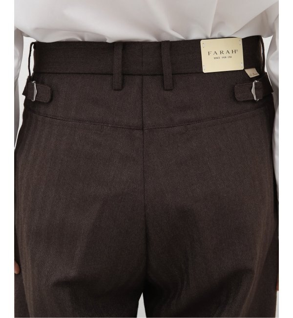 【FARAH / ファーラー】Two-Tuck Side Adjustable Pants