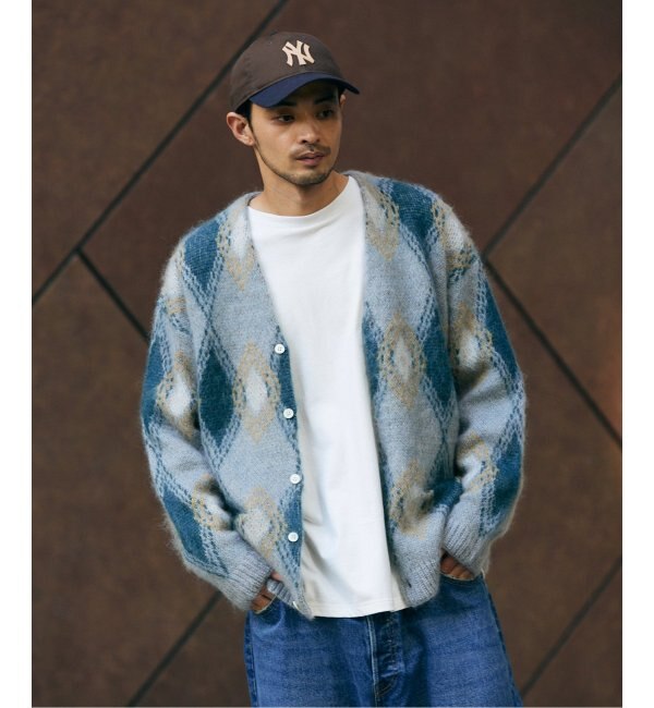 J.S.Homestead / Stead】5G KID-MOHAIR MIX W-ARGYLE C/D|JOURNAL