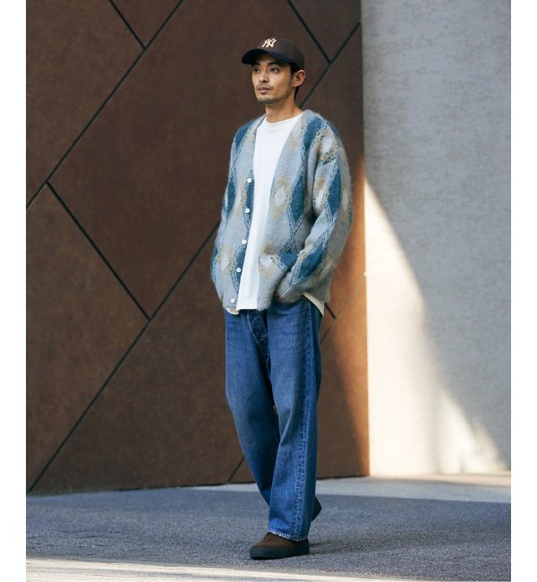 J.S.Homestead / Stead】5G KID-MOHAIR MIX W-ARGYLE C/D|JOURNAL