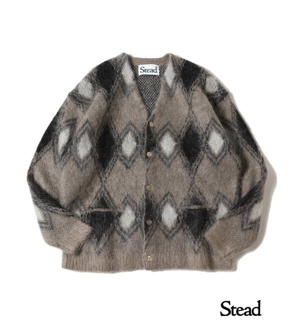 J.S.Homestead / Stead】5G KID-MOHAIR MIX W-ARGYLE C/D|JOURNAL