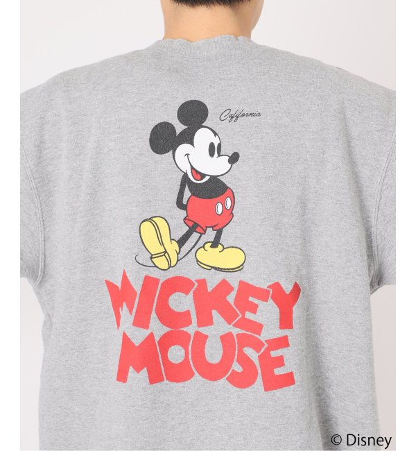 古着屋shin【576】MICKEY MOUSEミッキーマウス DAMAGE SWEAT