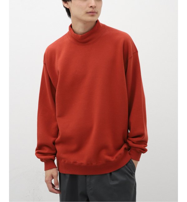 【J.S.Homestead】FRENCH TERRY MOCK NECK SWEAT