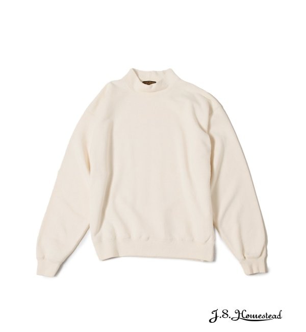 【J.S.Homestead】FRENCH TERRY MOCK NECK SWEAT