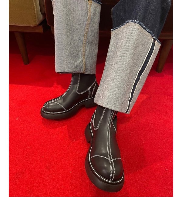 モテ系ファッションメンズ|【ジャーナルスタンダード/JOURNAL STANDARD】 【GANNI / ガニー】 Everyday Mid Chelsea Boots：ブーツ