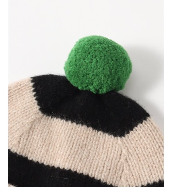 JO GORDON / ジョーゴードン】Stripe Pompom Hat|JOURNAL STANDARD