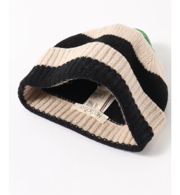 JO GORDON / ジョーゴードン】Stripe Pompom Hat|JOURNAL STANDARD