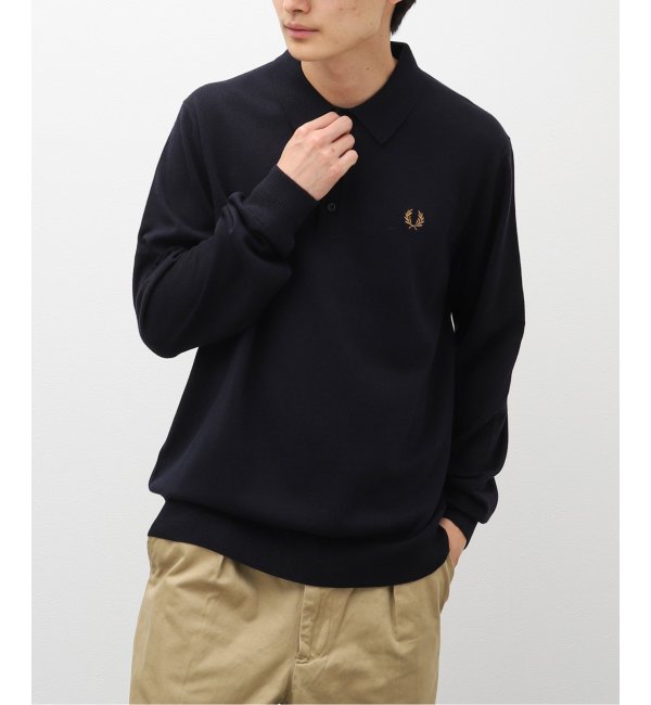 FRED PERRY / フレッドペリー】CLASSIC KNITTED SHIRT LS|JOURNAL