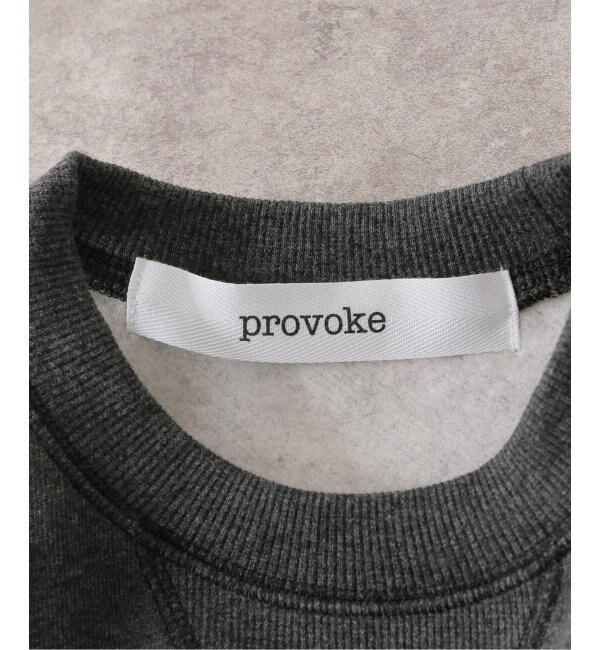 PROVOKE/プロヴォーク】shoulder cut-out pullover：カットソー