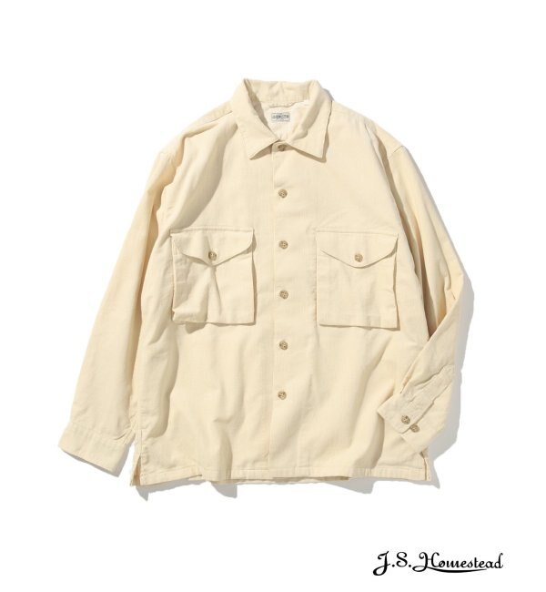 【J.S.Homestead】18W CORDUROY BOARD SHIRTS