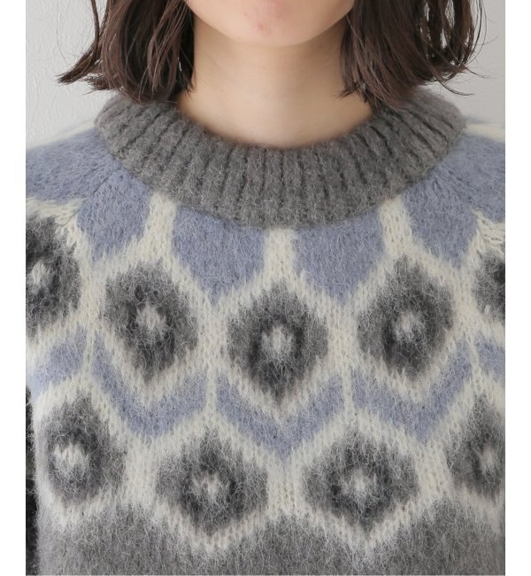 【DUNST/ダンスト】FAIRISLE SWEATER：ニット